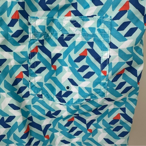 Abercrombie Kids Blue and White Board Shorts Quick-Dry Swim Size Large 14 - Picture 4 of 14